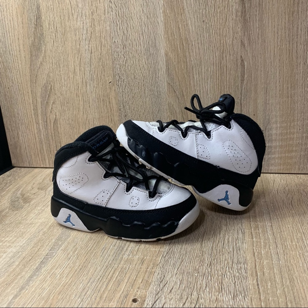Nike air jordan 9 university blue 7c